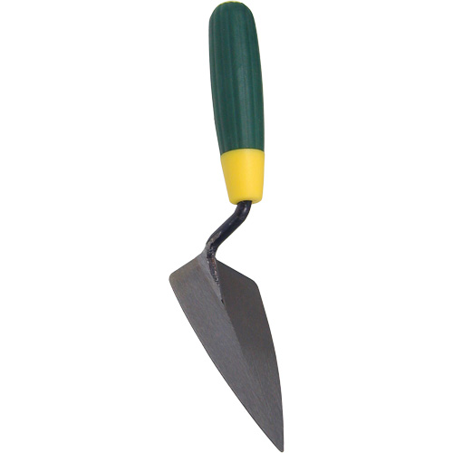Pointing Trowel, Blade Material, High-Carbon Steel, Handle Material, Rubber, Length, 5", Width, 2-1/2"