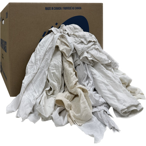 Wiper Rags Box, Material, Ganzie, Colour, White, Weight, 20 lbs.