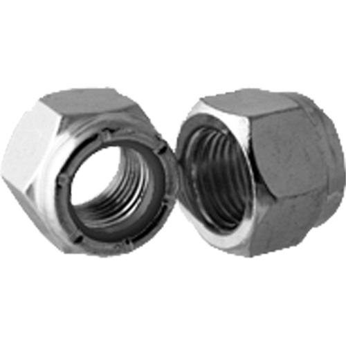 NTU Thin Heavy Series Locknut Nylon Insert, Finish, Zinc Plated, Diameter, 3/4"-10