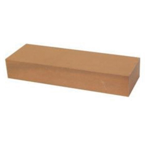 India Aluminum Oxide Single Grit Benchstone, Length, 5", Width, 2", Thickness, 5/8"