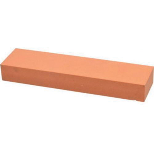 India Aluminum Oxide Single Grit Benchstone, Length, 8", Width, 2", Thickness, 1"