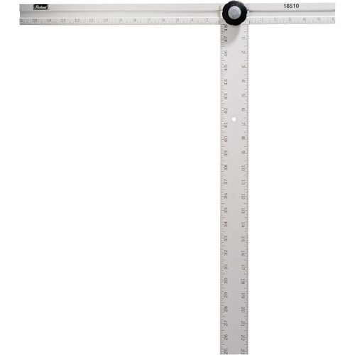 Detachable Drywall T-Square, Blade Length, 48", Blade Width, 4", Blade Material, Aluminum