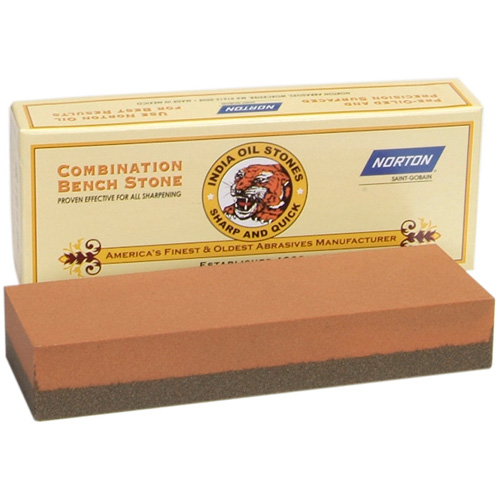 Bench Stone, Length, 6", Width, 2", Thickness, 1"