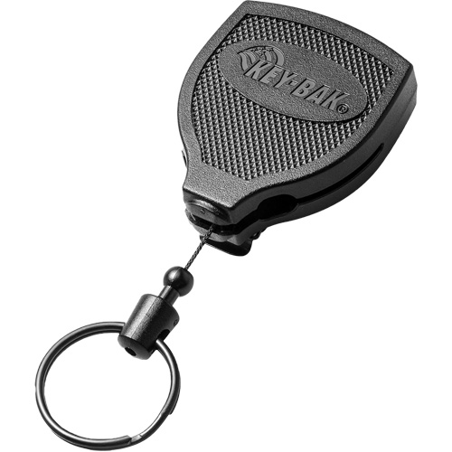 Super48™ Heavy-Duty Retractable Key Holder, Material, Polycarbonate, Cable Length, 48", Cable Type, Kevlar®, Retraction Force, 8 oz. - 10 oz., Key Capacity, 15, Belt Clip Type, Ambidextrous