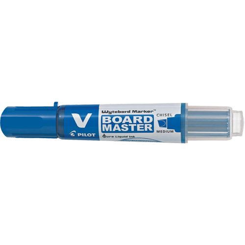 Vboard Master White Board Marker, Colour, Blue, Tip Type, Chisel