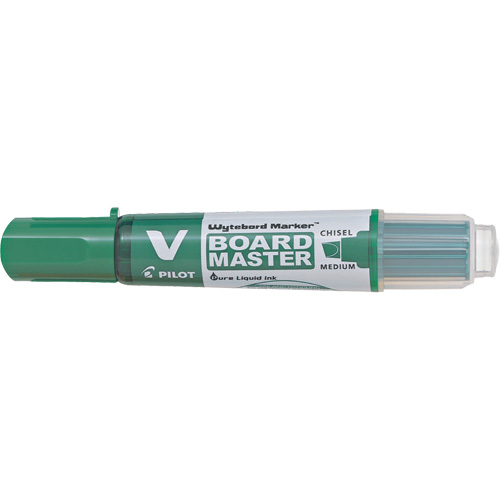 Vboard Master White Board Marker, Colour, Green, Tip Type, Chisel