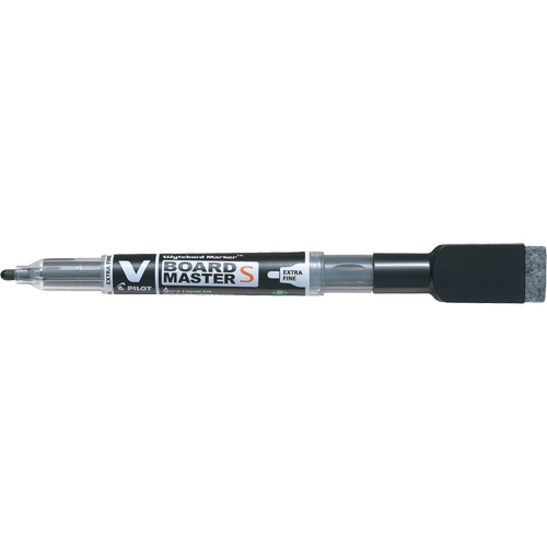 Vboard Master S White Board Marker with Eraser, Colour, Blue, Tip Type, Fine