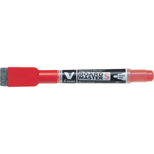 Vboard Master S White Board Marker with Eraser, Colour, Blue, Tip Type, Fine