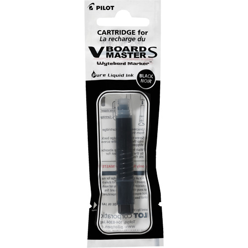 Vboard Master S Slim White Board Marker Refill, Colour, Black