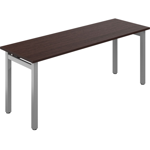 Newland Table Desk, Length, 29-7/10", Width, 72", Height, 29-3/5", Colour Family, Dark Brown, Weight, 126.5 lbs. (57.38 kg), Volume, 9.1 ft³ (0.26 m³)