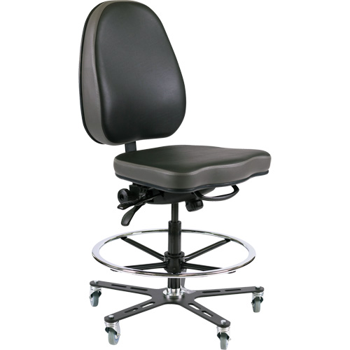 SF-190 Industrial Chair, Backrest Adjustment Range, 23" - 25", Backrest Height Adjustment, 2"