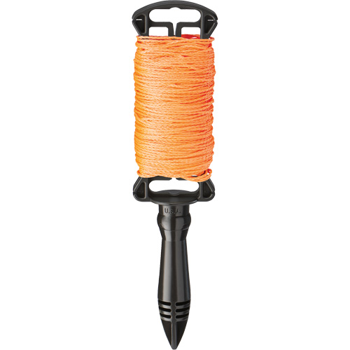 Replacement Braided Line with Reel, Fibre Material, Nylon, Length, 250', Thickness, #18, Colour, Orange