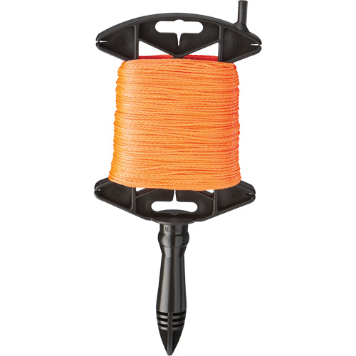 Replacement Braided Line with Reel, Fibre Material, Nylon, Length, 500', Thickness, #18, Colour, Orange