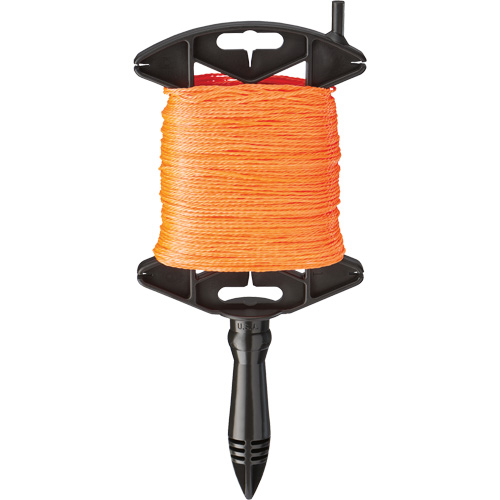 Twisted Line with Reel, Length, 500', Colour, Orange