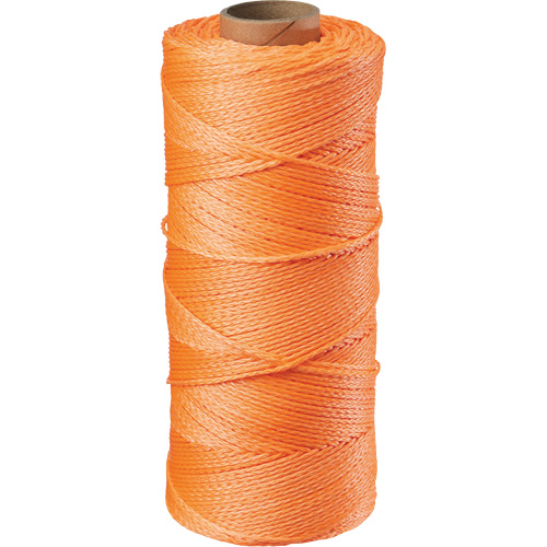 Braided Construction Line, Fibre Material, Nylon, Length, 1000', Thickness, #18, Colour, Orange
