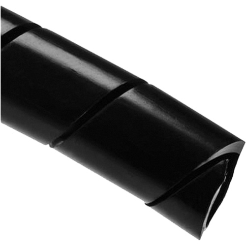 Spiralwrap Protective Sheathing, Length, 100', Inside Diameter, 0.5", Colour, Black, Material, Polyethylene