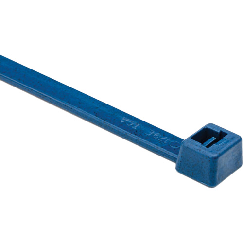 Metal Content Cable Ties, No. of Pieces, 1, Length, 15.2", Width, 0.3", Tensile Strength, 120 lbs., Colour, Blue, Material, PA66MP