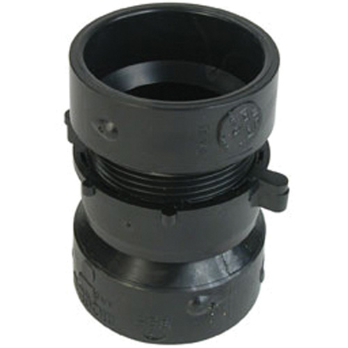 Pipe Union, Connection Type, Hub x Hub, Material, Plastic, Diameter, 2"