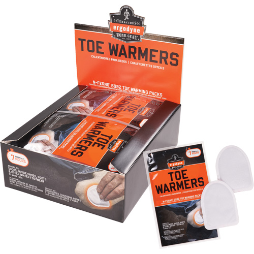 N-Ferno 6992 Toe Warmers, Hours of Effective Warmth, 7 hrs.