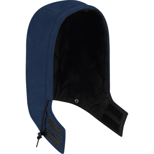 Universal Fit Snap-On Insulated Hood, Colour, Royal Blue, Fabric, Flame resistant, 5.3 oz. water repellant, Standard(s) Met, NFPA? 2112