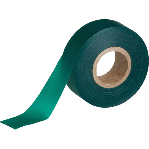 Flagging Tape, Colour, Green, Width, 1.188", Length, 150'