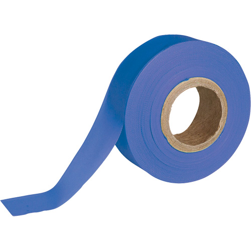 Flagging Tape, Colour, Blue, Width, 1.188", Length, 150'