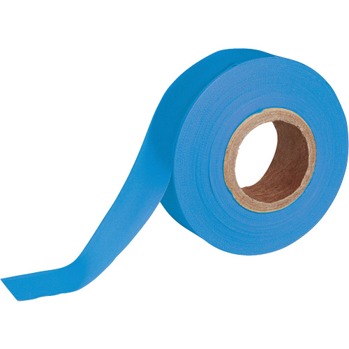 Flagging Tape, Colour, Fluorescent Blue, Width, 1.188", Length, 150'