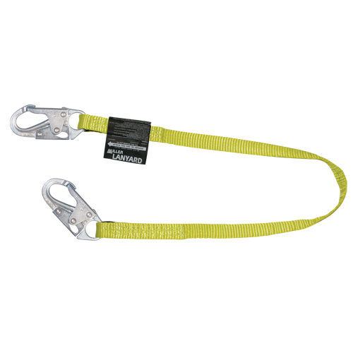 Miller? Web Lanyard, Meets/Exceeds CSA Class, B, Harness Connection, Snap Hook, Anchorage Connection, Locking Snap Hook, Material, Polyester