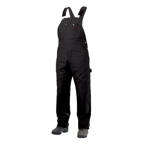 Unlined Duck Overalls, Material, Cotton, Size, 3X-Large, Colour, Black, Men's/Women's, Men's