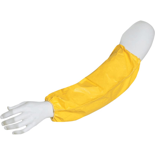 Disposable Sleeves, Material, Tychem? 2000, Length, 18", Colour, Yellow, Size, One Size, Sold/Priced Per, Case
