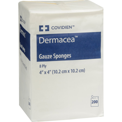 Gauze Sponges, Style, Pad, Length, 4", Width, 4", Sterile, Non-Sterile