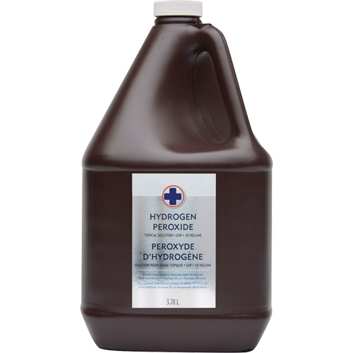 Hydrogene Peroxide, Type, Liquid, Purpose, Antiseptic, Medical Device Class, Non-Medical, Volume, 4.5 L/1.2 Gal.
