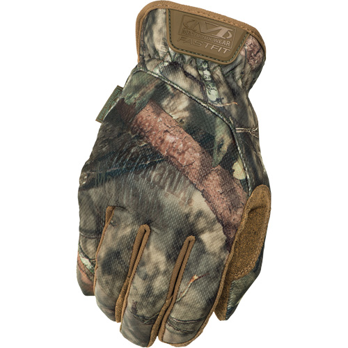FastFit? Mossy Oak? Tactical Gloves, Size, 9, Palm Material, Synthetic, Abrasion Resistance, EN 388 Level 2, Cut Resistance, EN 388 Level 1