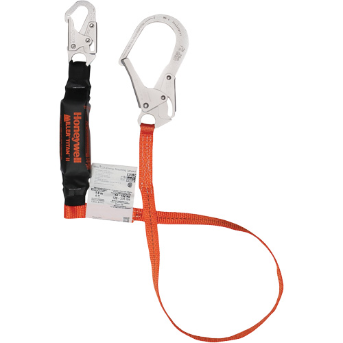 Titan? Shock-Absorbing Lanyard, Length, 4', Standard(s) Met, Meets/Exceeds CSA-Z259.11, Minimum Weight Capacity, 120 lbs., Maximum Weight Capacity, 335 lbs., Colour, Orange