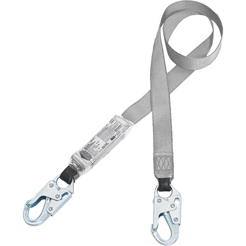 Dynamic? Dyna-One Energy Absorber Lanyard, Length, 6', Meets/Exceeds CSA Class, B, Harness Connection, Snap Hook, Anchorage Connection, Snap Hook, Standard(s) Met, CSA Z259.11-17, ANSI Z359.1-07