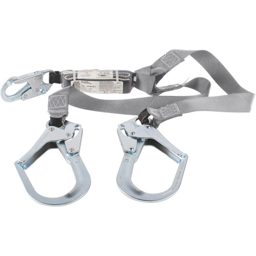 Dynamic? Dyna-One Energy Absorber Lanyard, Length, 6', Meets/Exceeds CSA Class, B, Harness Connection, Snap Hook, Anchorage Connection, Snap Hook, Standard(s) Met, CSA Z259.11-17, ANSI Z359.1-07
