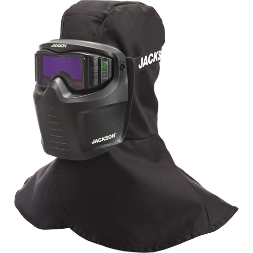 Rebel ADF Welding Mask, Colour, Black, Viewing Area, 3.5" L x 1.3" W, Shade Level, 3/5-12