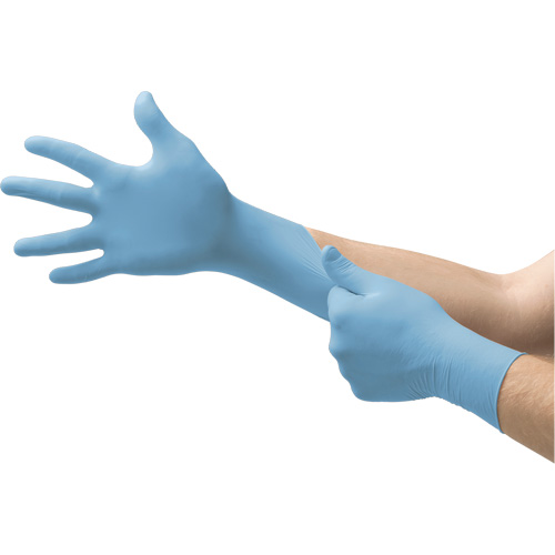 N20 Disposable Gloves, Size, Small, Material, Nitrile, Length, 9.5", Thickness, 4.7-mil, Cuff Style, Beaded