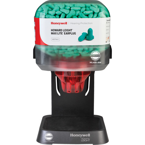 Howard Leight? Prefilled Earplug Dispenser, NRR, 30 dB, Class, A(L)