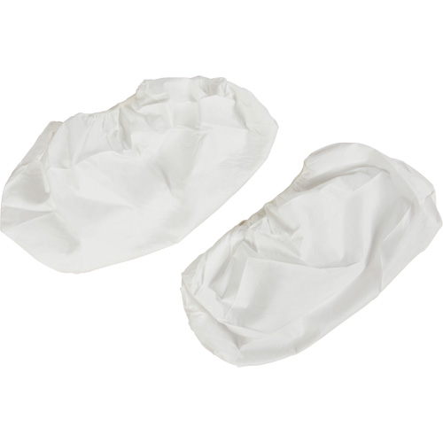 Shoe Covers, Material, Microporous, Size, One Size, Colour, White, Type, Regular Sole, Dimensions, 7.5" H x 15.5" L