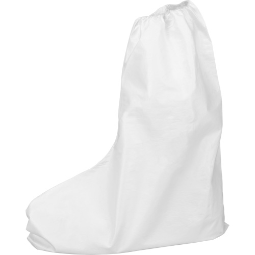 Boot Covers, Material, Microporous, Size, One Size, Colour, White, Type, Regular Sole, Dimensions, 17.5" H x 15.5" L