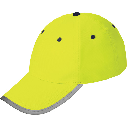148 Ball Cap, Colour, High Visibility Lime-Yellow, Reflective Colour, Silver