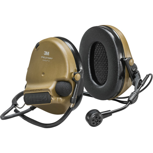 Peltor? ComTac? VI NIB Headset, Style, Neckband, Meets/Exceeds CSA Class, None, NRR dB, 22, Colour, Coyote Brown