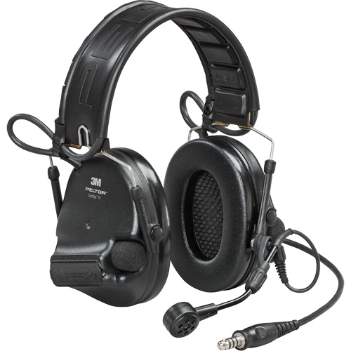 Peltor? ComTac? VI NIB Single Lead Headset with Arc, Style, Headband, Meets/Exceeds CSA Class, None, NRR dB, 23, Colour, Black