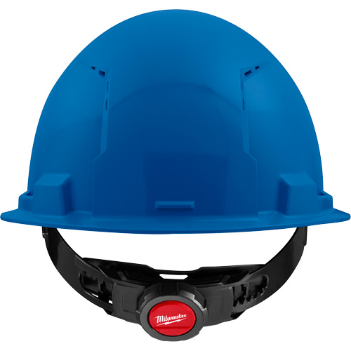 Front Brim Hardhat with 4-Point Suspension System, Suspension Type, Ratchet, Colour, Blue, Venting Type, Vented, Certification(s), Meets/Exceeds CSA Type 1/ANSI Type I