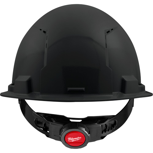 Front Brim Hardhat with 4-Point Suspension System, Suspension Type, Ratchet, Colour, Black, Venting Type, Vented, Certification(s), Meets/Exceeds CSA Type 1/ANSI Type I