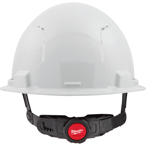 Front Brim Hardhat with 4-Point Suspension System, Suspension Type, Ratchet, Colour, White, Venting Type, Vented, Certification(s), Meets/Exceeds CSA Type 1/ANSI Type I