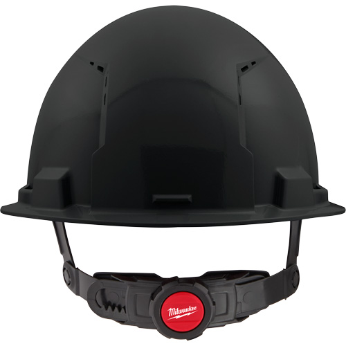 Front Brim Hardhat with 4-Point Suspension System, Suspension Type, Ratchet, Colour, Black, Venting Type, Vented, Certification(s), Meets/Exceeds CSA Type 1/ANSI Type I