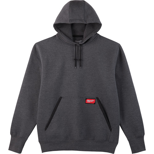 Heavy-Duty Pullover Hoodie, Material, Poly-Cotton, Size, Small, Colour, Grey, Men's/Women's, Men's