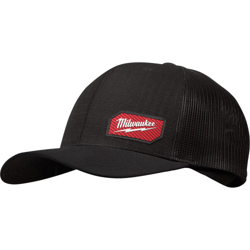 GridIron? Snapback Trucker Hat, Material, Cotton/Nylon/Polyester, Colour, Black